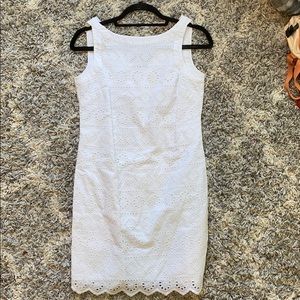 Vineyard vines white eyelet dress